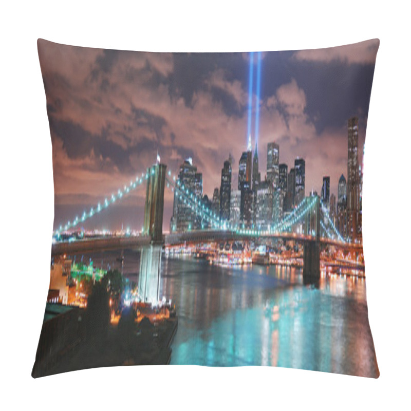 Personality  New York City Manhattan Panorama Pillow Covers