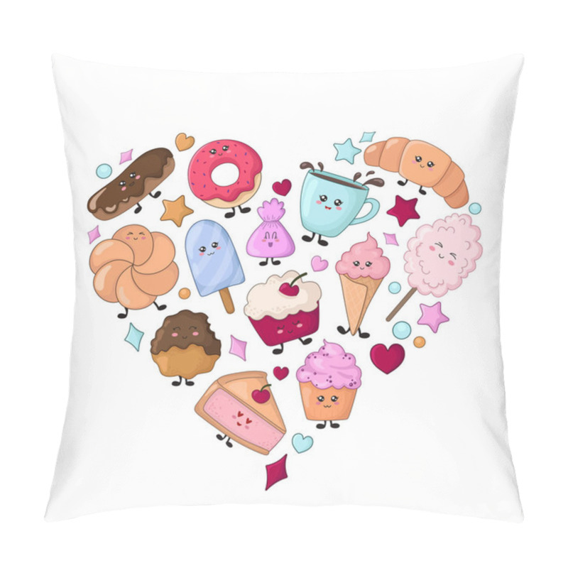 Personality  Kawaii Food Collection Pillow Covers