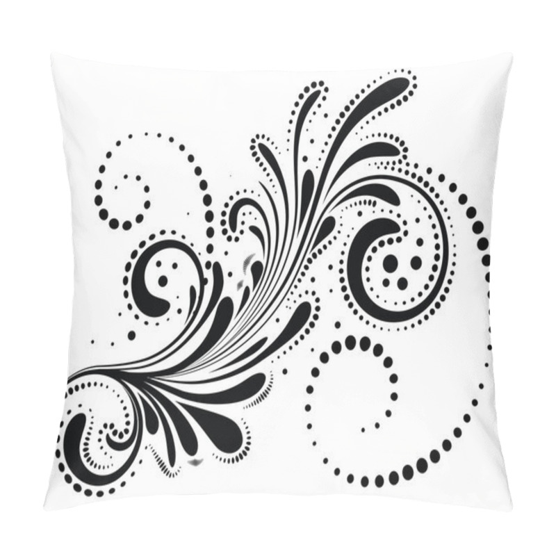 Personality  Floral Design Elements Pillow Covers