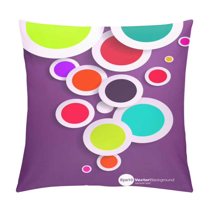 Personality  Abstract Design With 3d Spots Pillow Covers