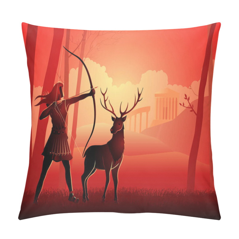 Personality  Greek Gods And Goddess Artemis Pillow Covers