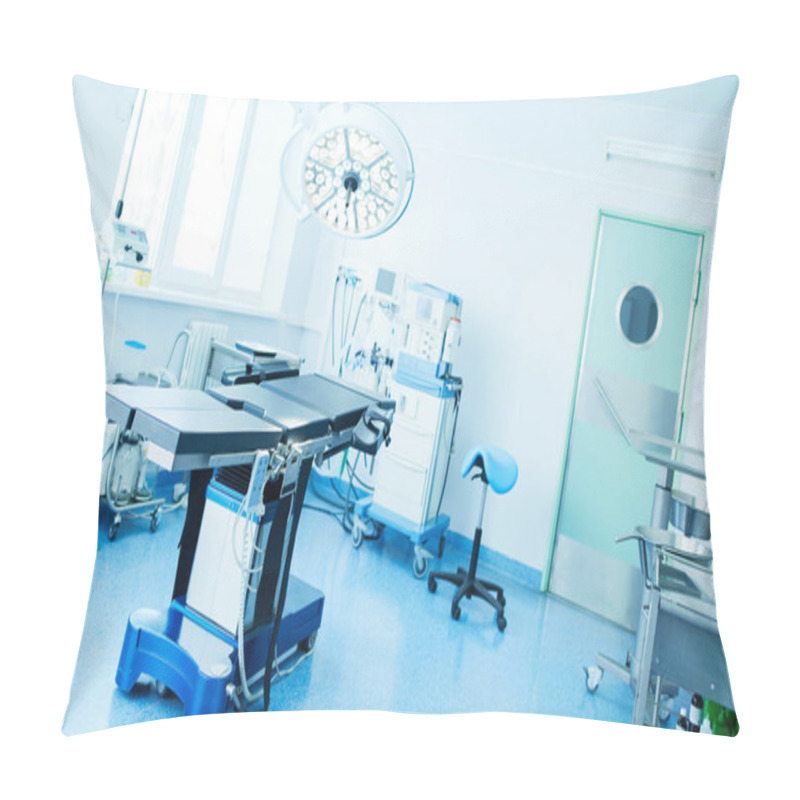 Personality  Interior Of Operating Room In Modern Clinic Pillow Covers