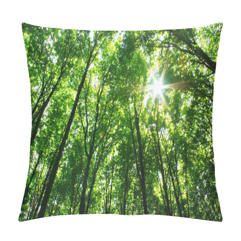 Personality  Spring Summer Flora, Green Leaves Pillow Covers