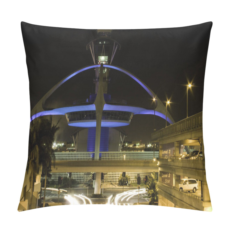 Personality  Los Angeles International Airport Theme Building Pillow Covers