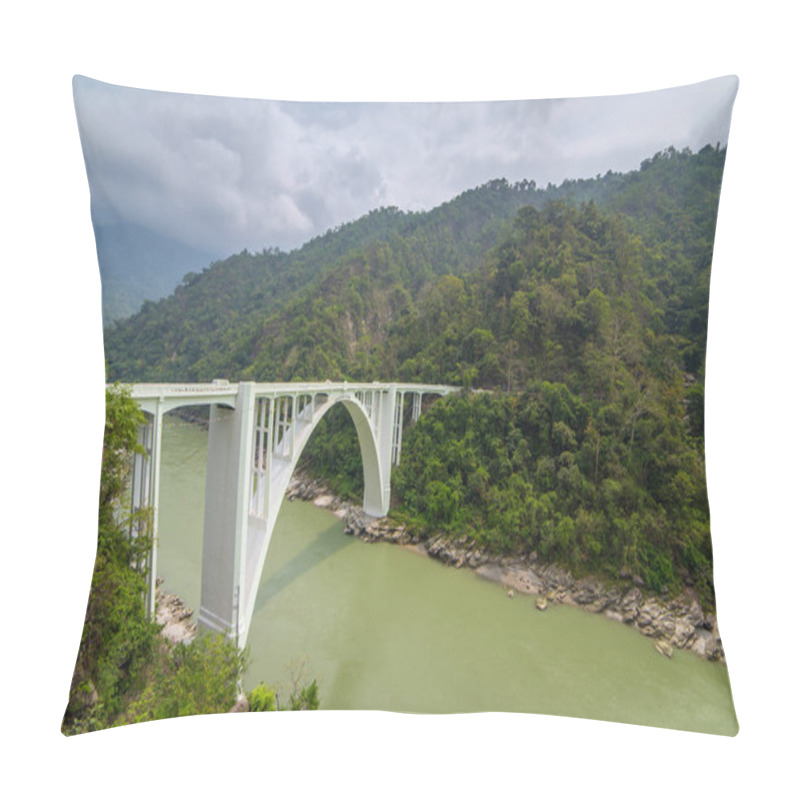 Personality  The Coronation Bridge, Also Known As The Sevoke Bridge, In Darjeeling, West Bengal, India. It Spans Across The Teesta River, Connecting The Districts Of Darjeeling And Jalpaiguri. Pillow Covers