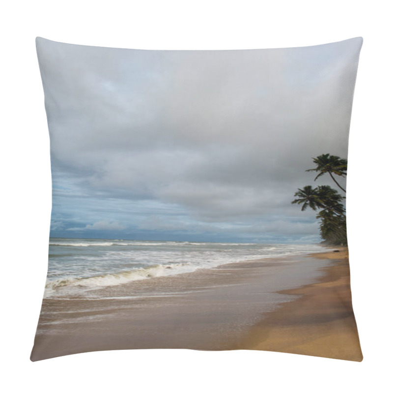 Personality  Seascape On Stormy Day Pillow Covers