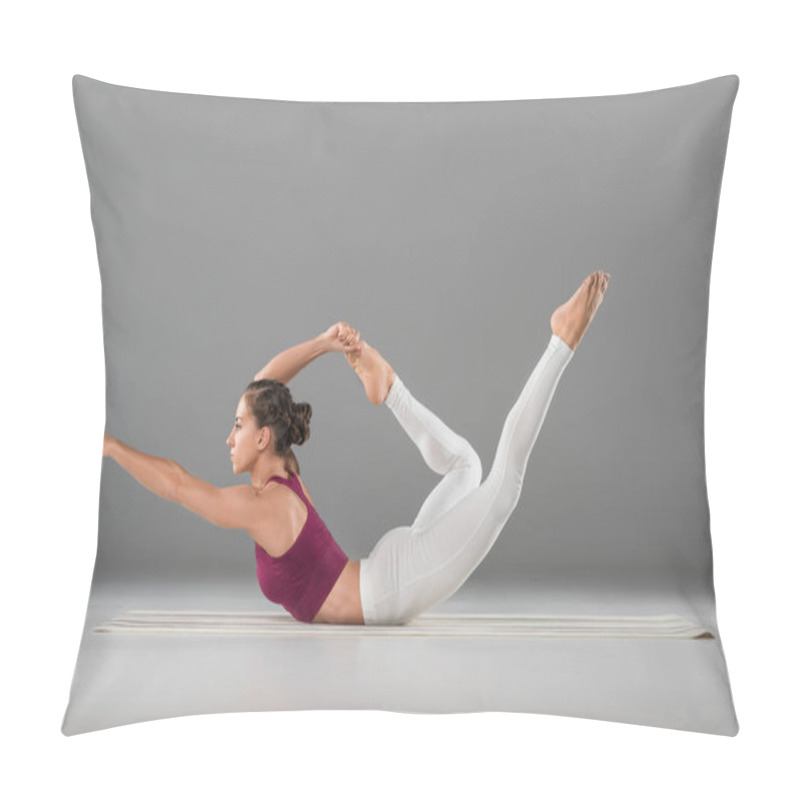 Personality  Woman Doing Yoga Exercise Pillow Covers