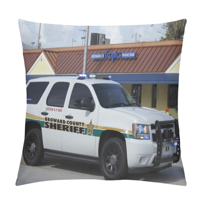 Personality  K-9 Unit Broward County Sheriff  Pillow Covers