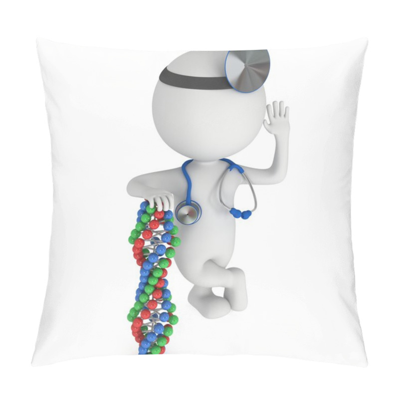 Personality  Doctor With DNA Chain Pillow Covers