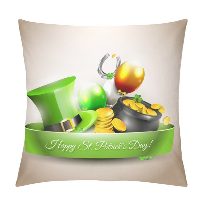 Personality  St Patrick's Day - Vector Icon Pillow Covers