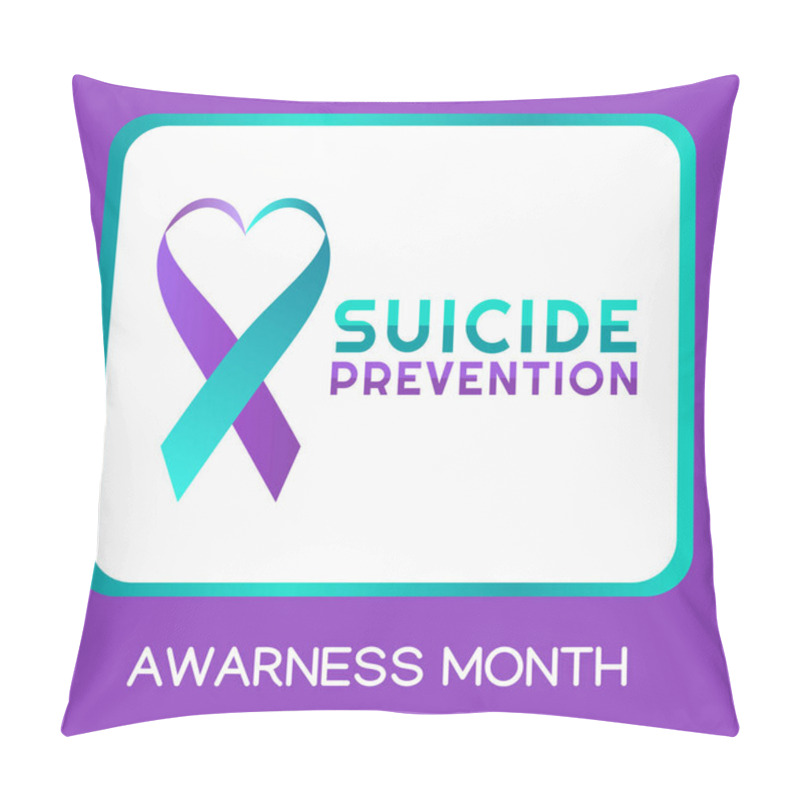 Personality  Vector Graphic Of Suicide Prevention Awareness Month Good For Suicide Prevention Awareness Month Celebration. Flat Design. Flyer Design.flat Illustration. Pillow Covers