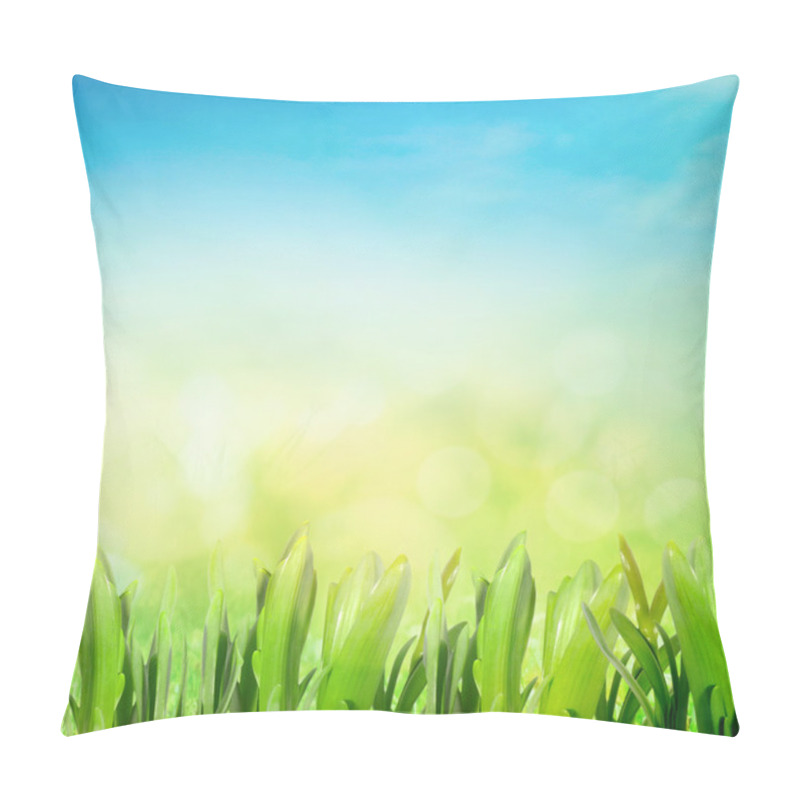 Personality  Park Nature With Grass Pillow Covers