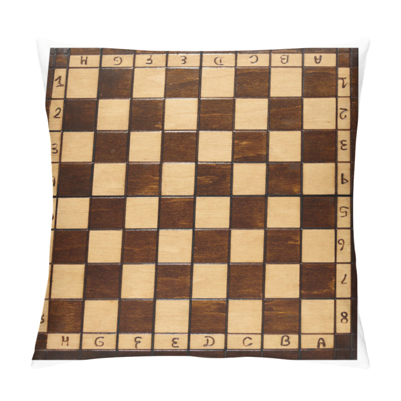 Personality  Old Wooden Chess Board Pillow Covers