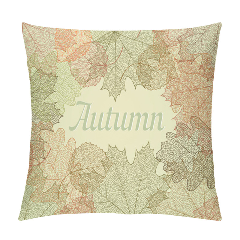 Personality  Autumn Abstract Background. Pillow Covers