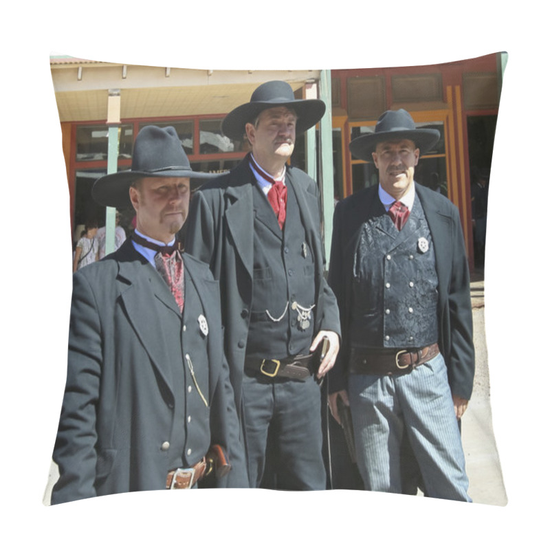 Personality  A Earps Of Helldorado, Tombstone, Arizona Pillow Covers