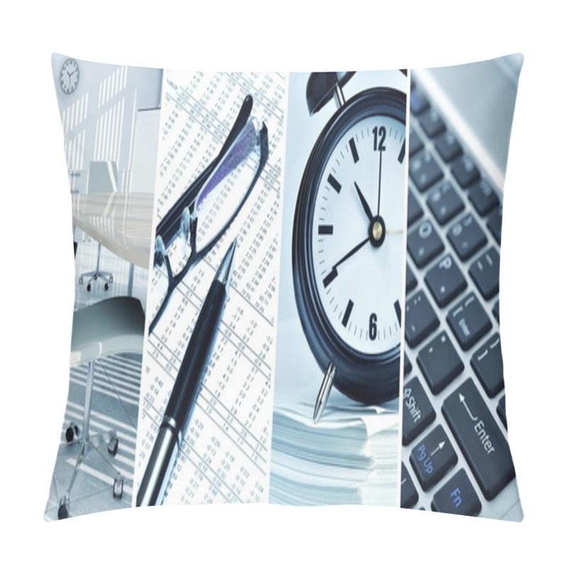 Personality  Office Concept Collage Pillow Covers