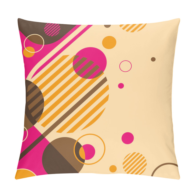 Personality  Abstraction With Circles. Pillow Covers