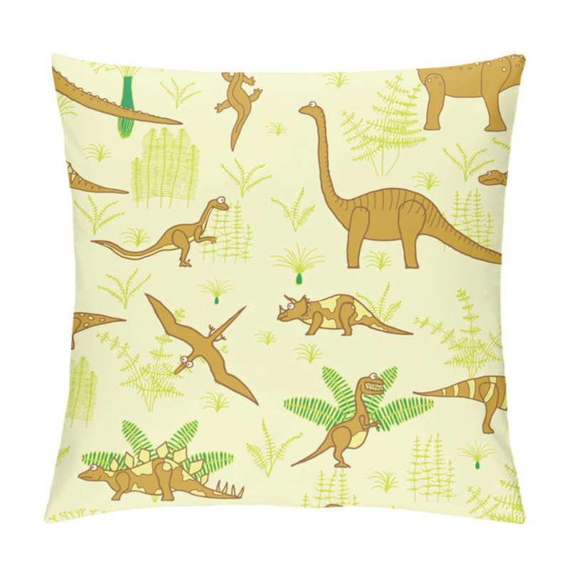 Personality  Dinosaurs And Trees Pillow Covers