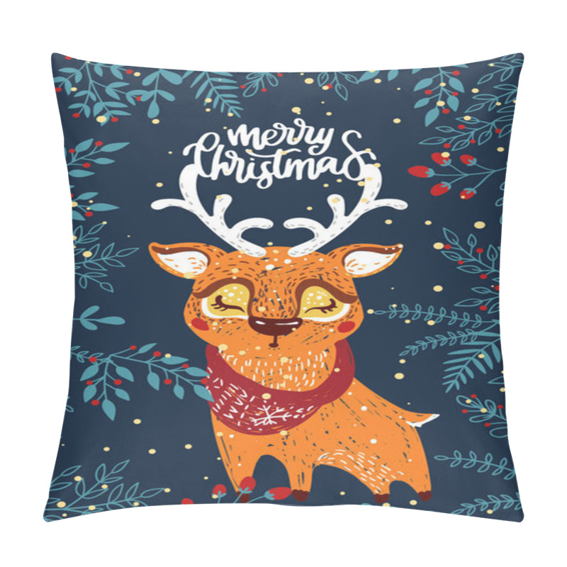 Personality  Cute Animals. Deer, Bear Bunny And Fox Pillow Covers