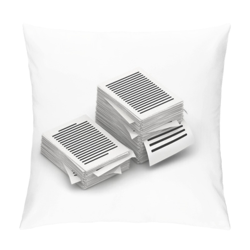 Personality  Small Pages Paper Stacks 3d Isometry Pillow Covers