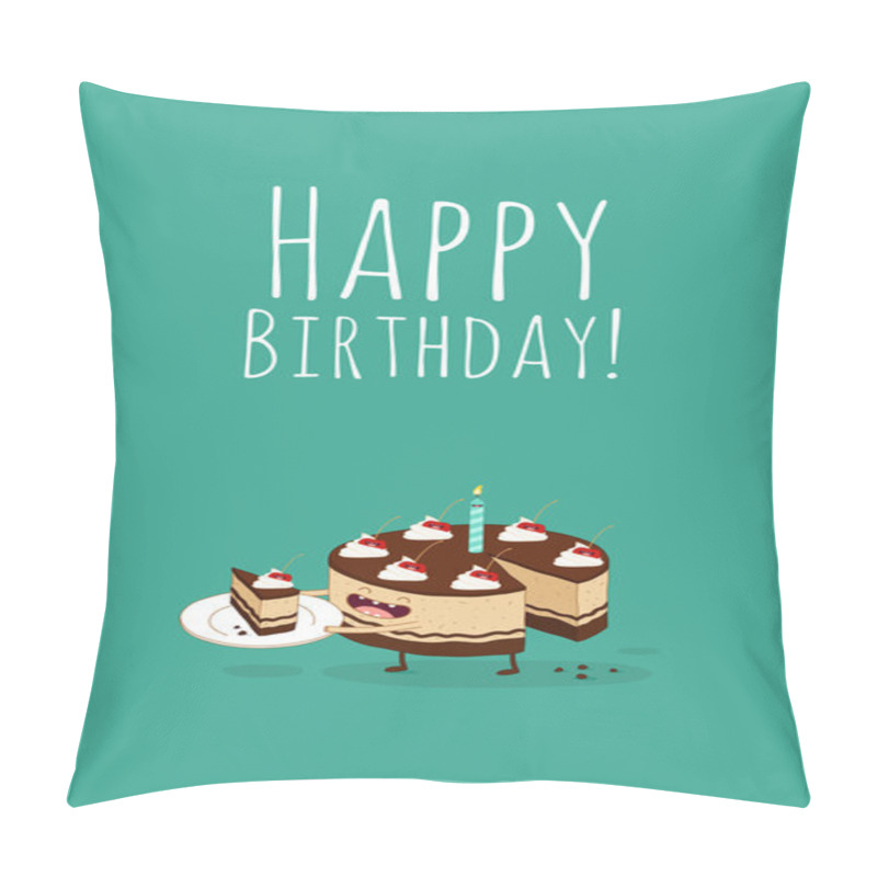 Personality  Happy Birthday Card Pillow Covers