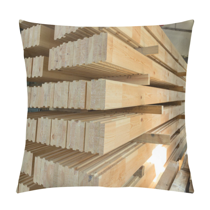 Personality  Glued Timber Beams Pillow Covers