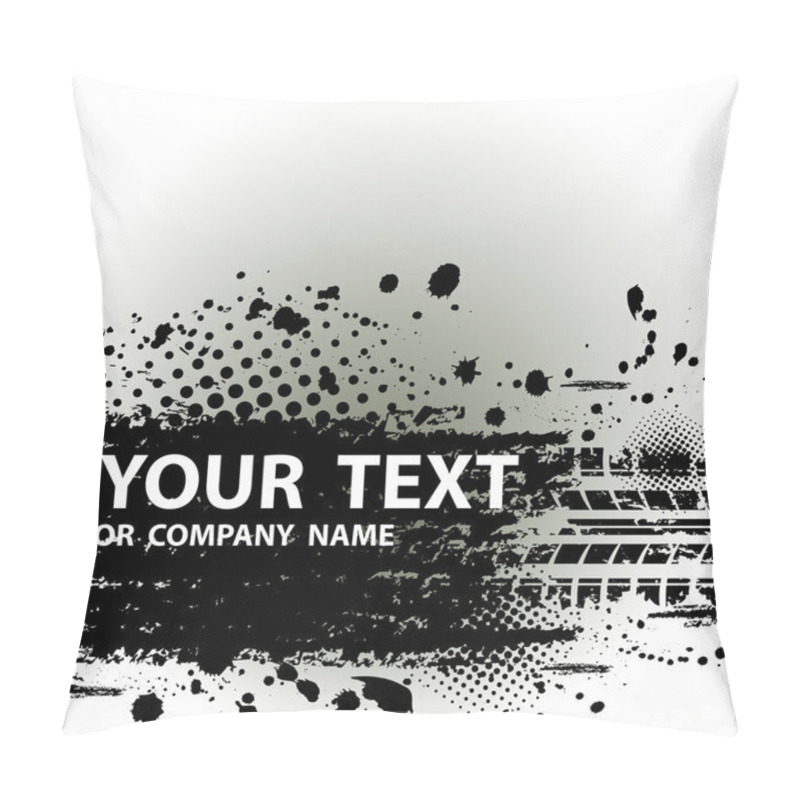 Personality  Tire Track Background Pillow Covers