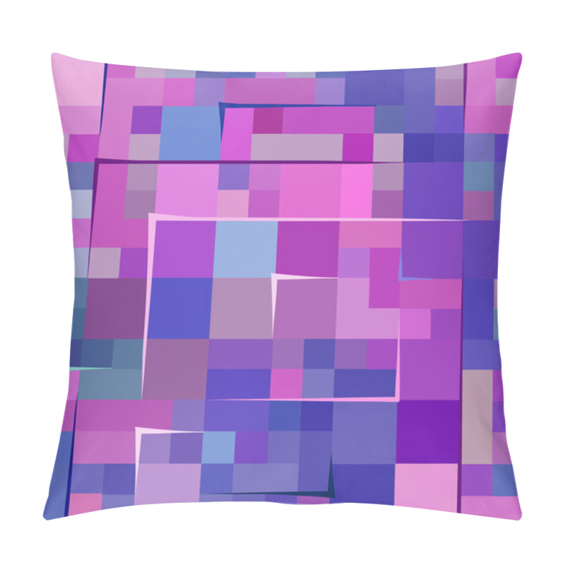 Personality  Patterm With Square Elements Pillow Covers