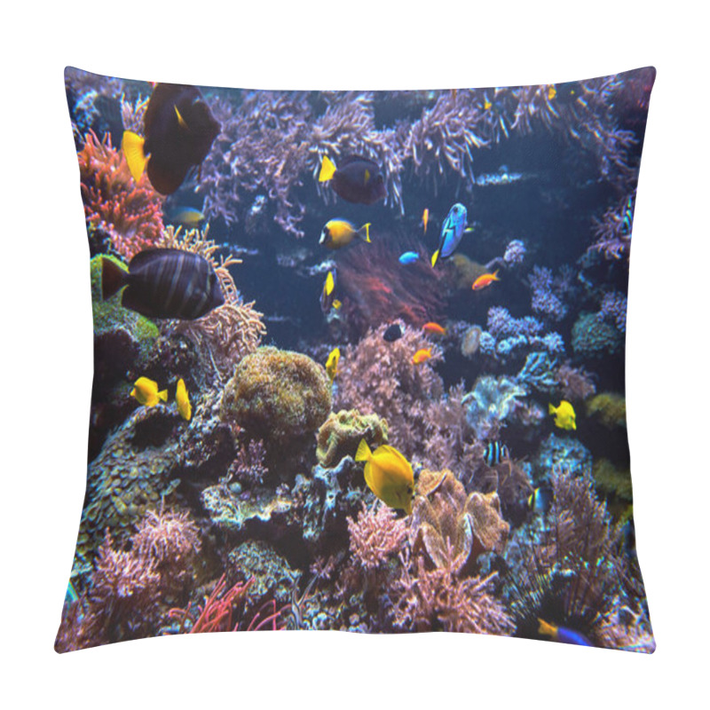 Personality  Underwater Background. Underwater Scene. Underwater World. Under Pillow Covers