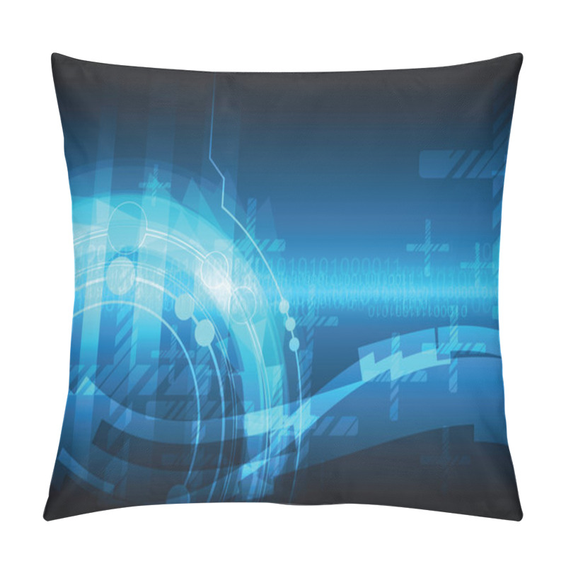 Personality  Dark Blue Abstract Background Pillow Covers