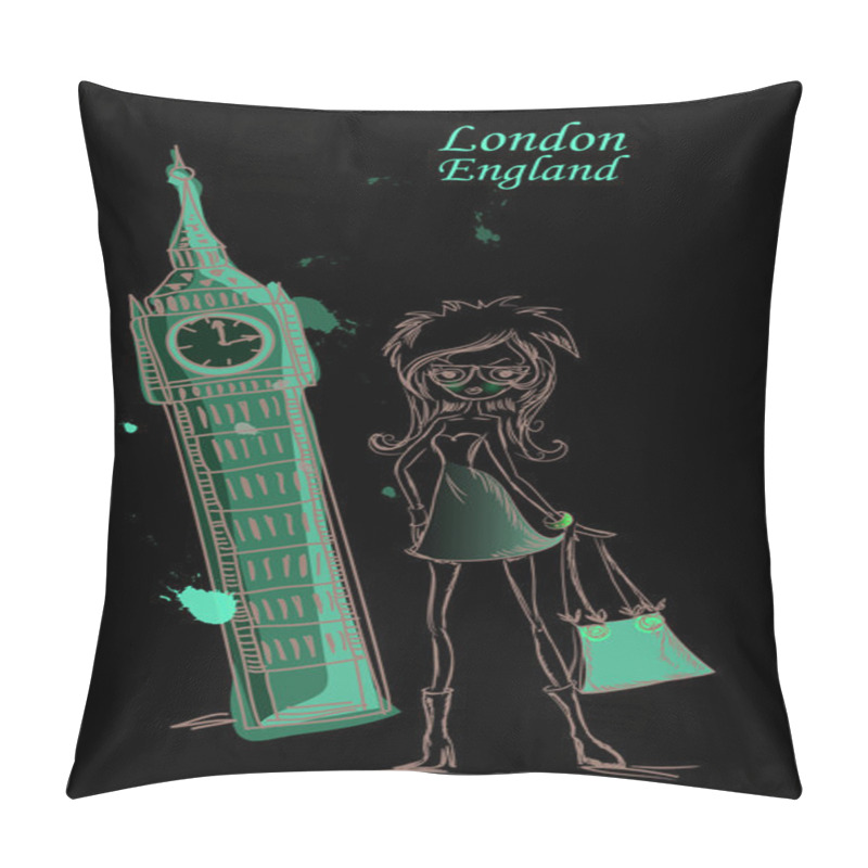 Personality  Girl Travels The World Pillow Covers