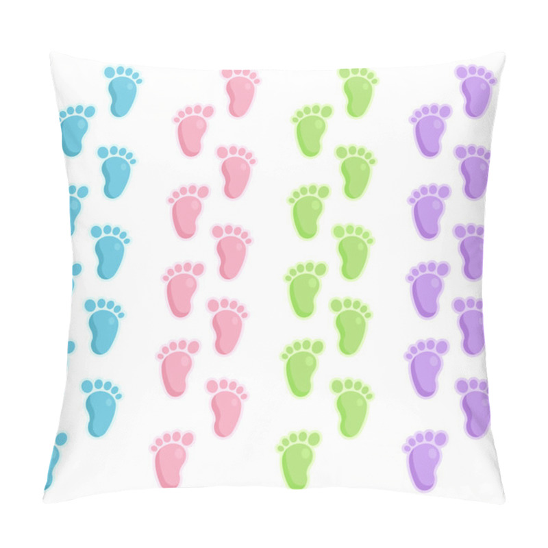 Personality  Cute Baby Steps Pillow Covers