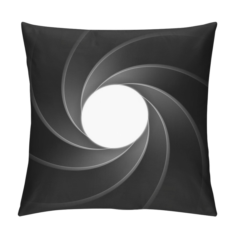 Personality  Inside Gun Barrel Template. Classical James Bond, Agent 007 Them Pillow Covers