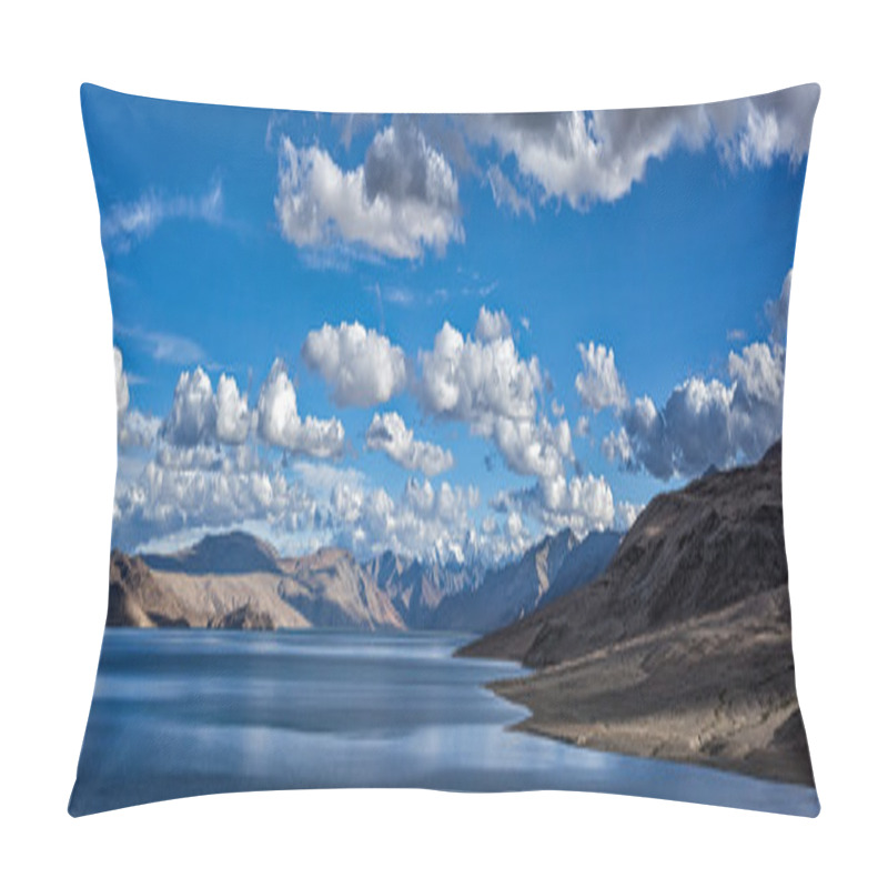 Personality  Lake Tso Moriri In Himalayas. Ladakh, India Pillow Covers