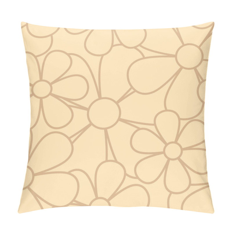 Personality  Flower Vector Seamless Pattern Pillow Covers