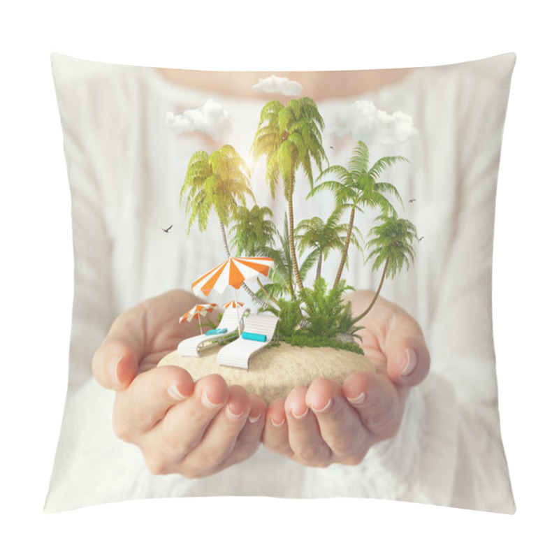 Personality  Fantastic Island Pillow Covers