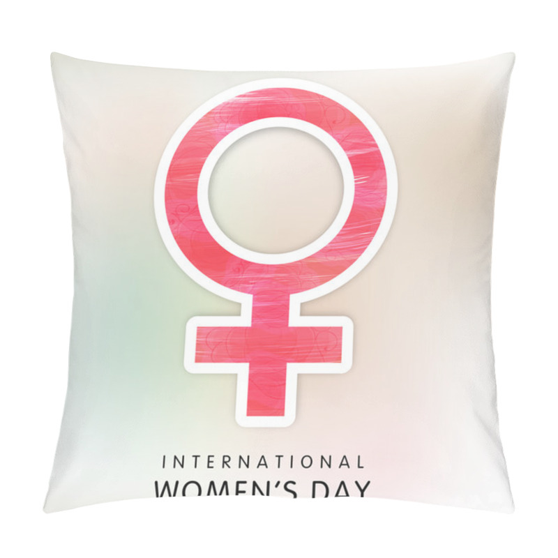 Personality  Pink Sticky For International Women's Day Celebration. Pillow Covers