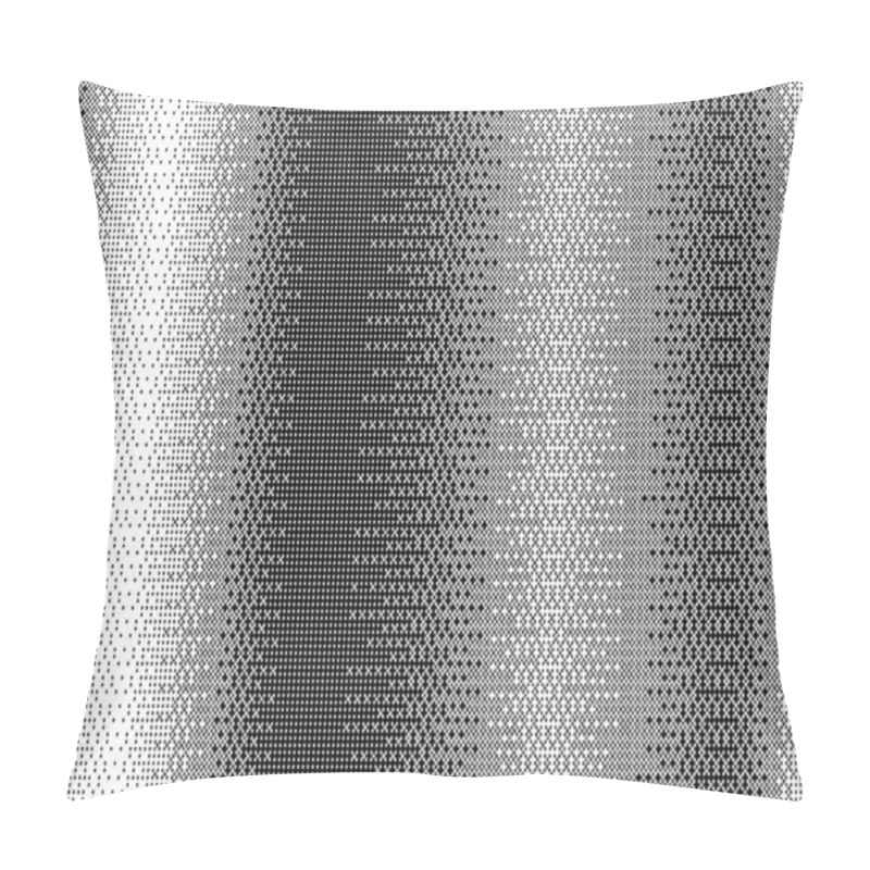 Personality  Bitmap Striped Gradient Background. Textured Dither Retro Game Pattern. Vector Abstract Digital Noisy Wallpaper. Grunge Glitch Halftone Wallpaper Pillow Covers