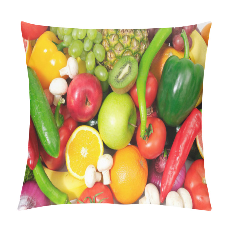 Personality  Fresh Fruits And Vegetables Pillow Covers