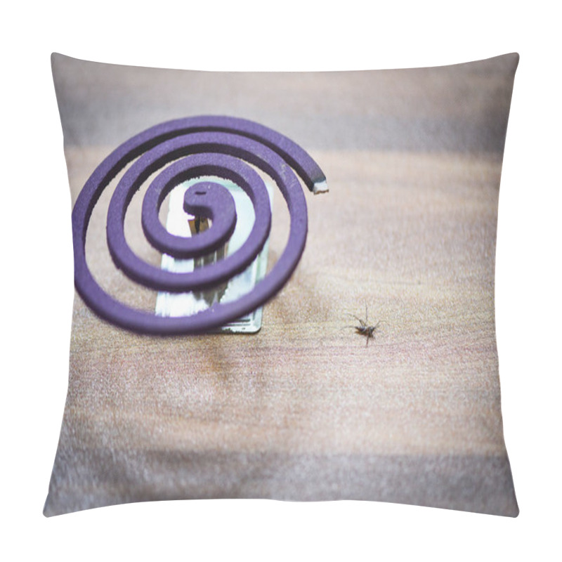 Personality  Mosquito Repellent Concept / Burning Mosquito Coil Is An Anti Mo Pillow Covers