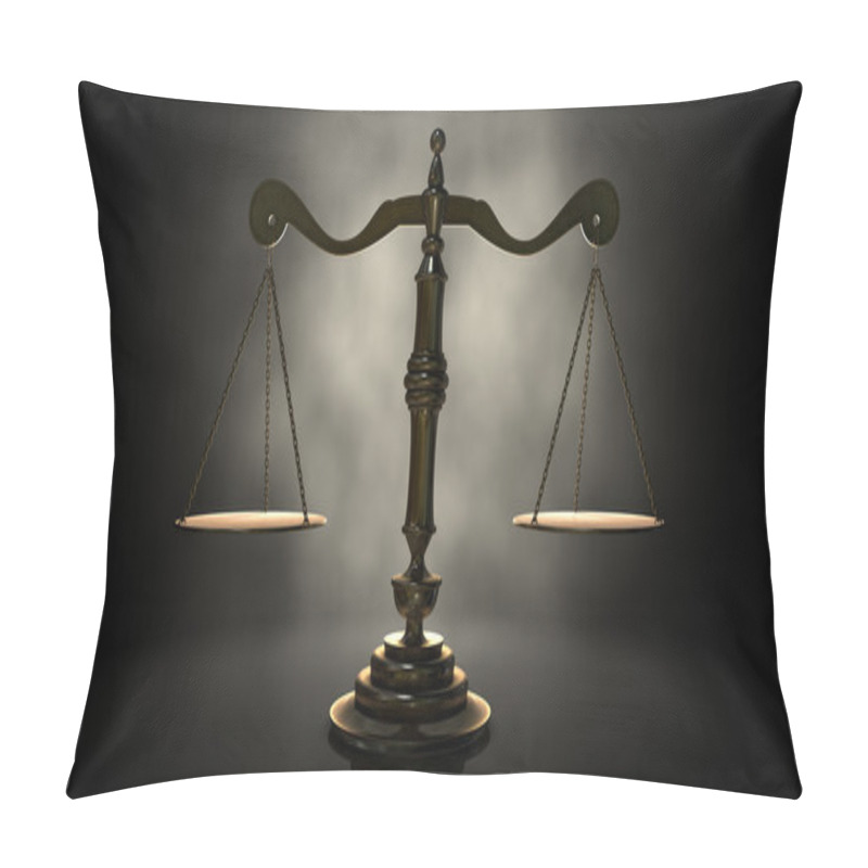 Personality  Scales Of Justice Pillow Covers