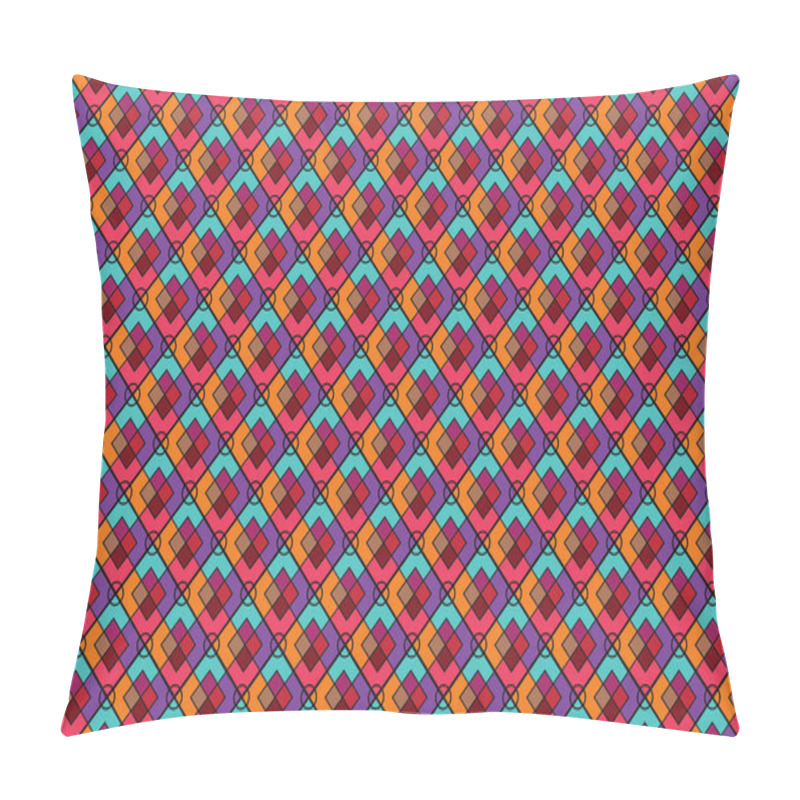 Personality  Mayan American Indian Pattern Tribal Ethnic Motifs Geometric Seamless Background. Unusual Native American Tribal Motifs Clothing Fabric Ethnic Traditional Design. Mexican Folk Fashion. Pillow Covers