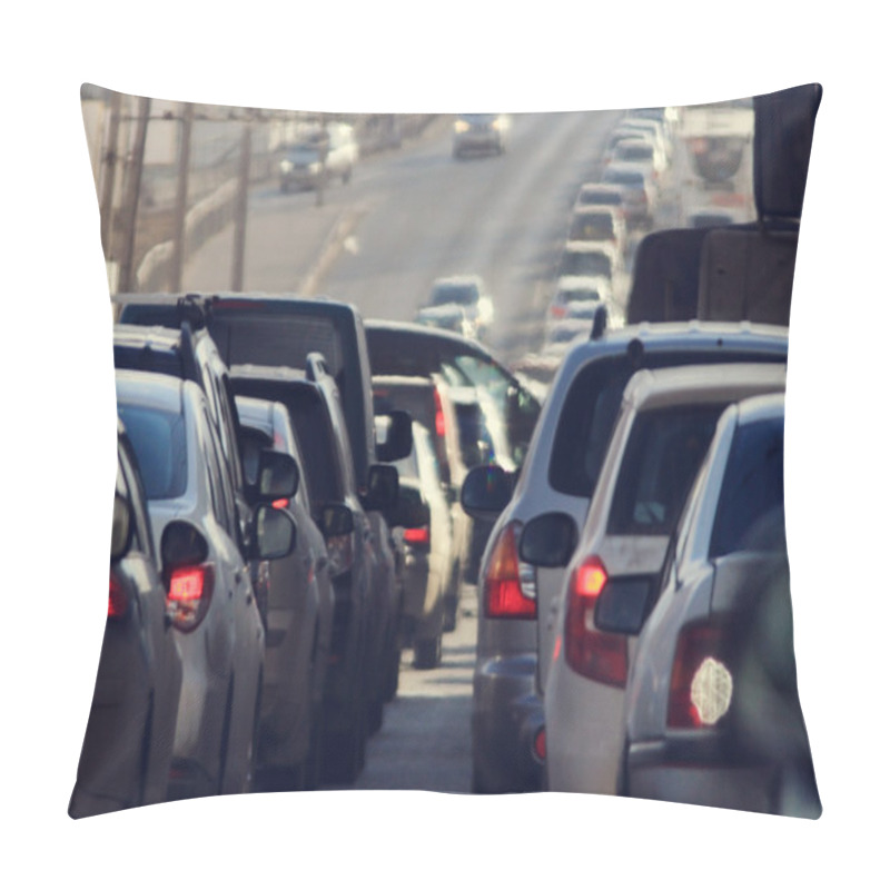 Personality  Traffic Jam Pillow Covers