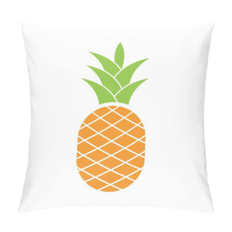 Personality  Pineapple Tropical Fruit Vector Illustration Pillow Covers