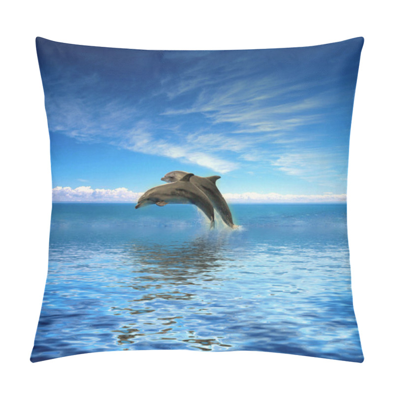 Personality  Dolphins Pillow Covers