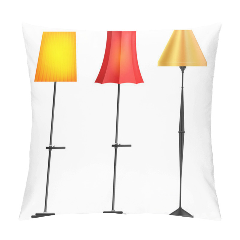 Personality  Set Of Floor Lamps Pillow Covers