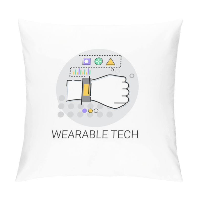 Personality  Wearable Tech Smart Wristband Trecker Technology Electronic Device Pillow Covers