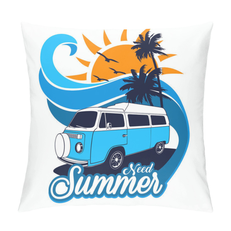 Personality  Need Summer Vector Graphic Design Pillow Covers