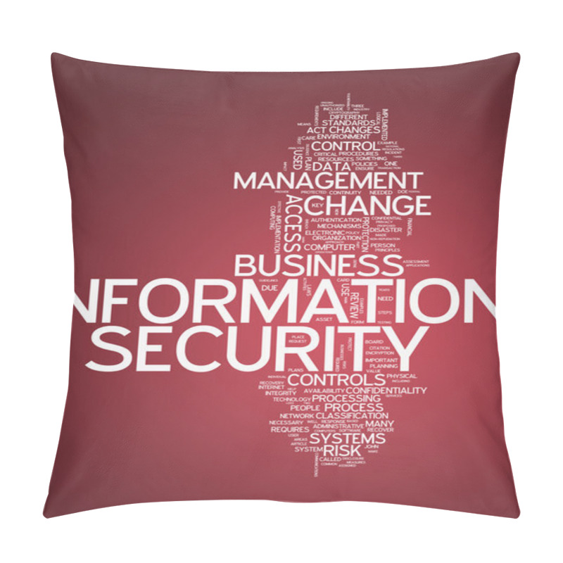 Personality  Word Cloud Information Security Pillow Covers