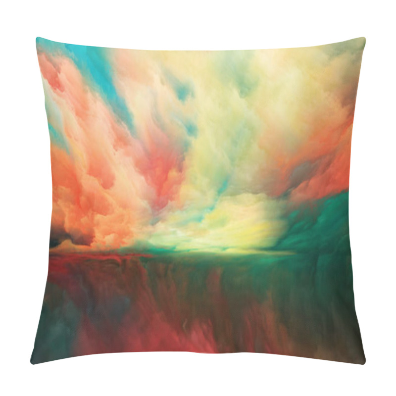 Personality  Virtual Abstract Landscape Pillow Covers